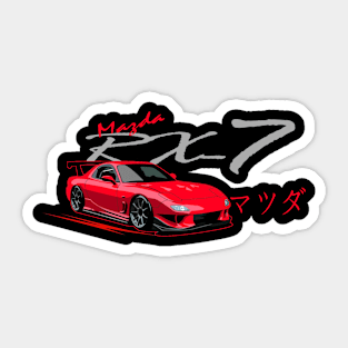 Mazda RX7 FD, JDM, Japanese cars Sticker